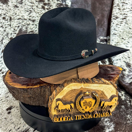 Texana chaparral Color negra 50x Pelo de Castor - Tombstone - Tiendacharra.com - Bodega Tienda Charra