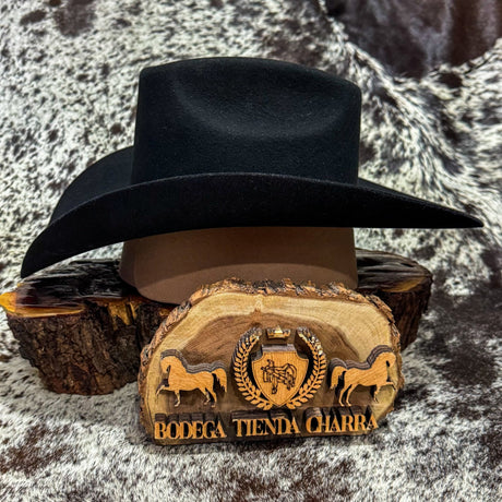 Texana modelo 8 Segundos Negra (Tombstone) - Tiendacharra.com - Bodega Tienda Charra