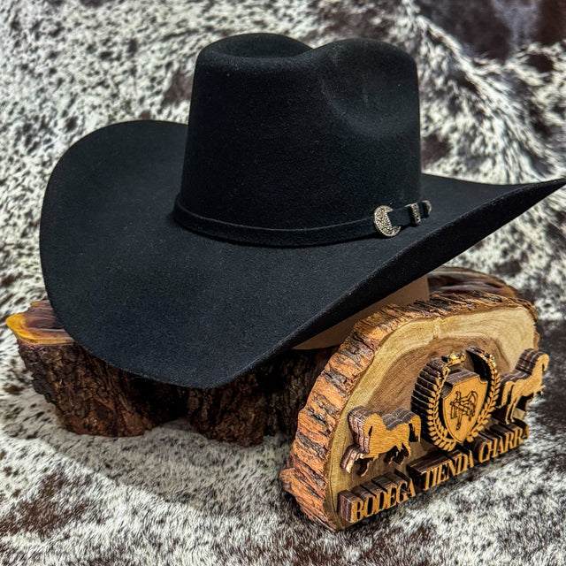 Texana modelo 8 Segundos Negra (Tombstone) - Tiendacharra.com - Bodega Tienda Charra