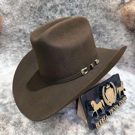 Texana modelo El Patrón - Café (Tombstone) - Tiendacharra.com - Bodega Tienda Charra