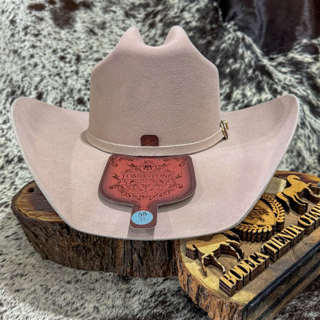 Texana Roper Color beige 50x Pelo de Castor - Tombstone - Tiendacharra.com - Bodega Tienda Charra