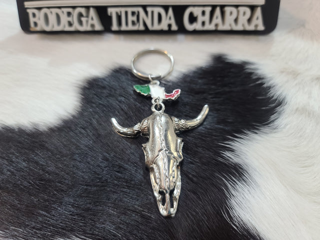 Llavero cabeza de toro - Tiendacharra.com - Bodega Tienda Charra