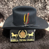 Texana Stetson Rancher 6x Negra - Pelo de Castor - Tiendacharra.com - Bodega Tienda Charra